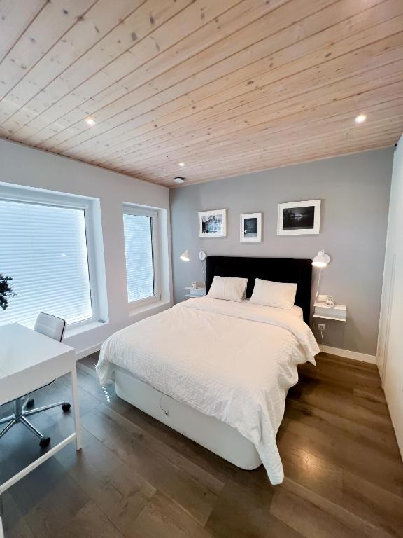 Cama o camas de una habitación en Casa Nunki