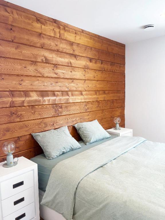 Cama o camas de una habitación en Casa Nunki