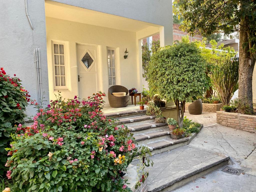 Oasis urbano con oficina privada en las Lomas de Chapultepec, Mexico ...