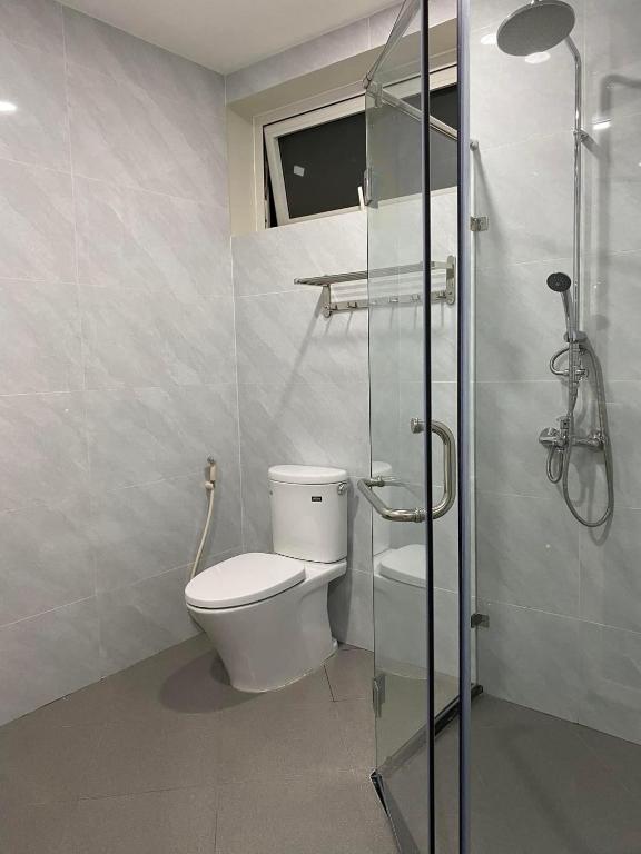 Koupelna v ubytování Da Quy Harmony Homestay