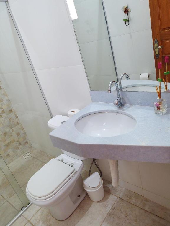 Koupelna v ubytování Hostel Dela