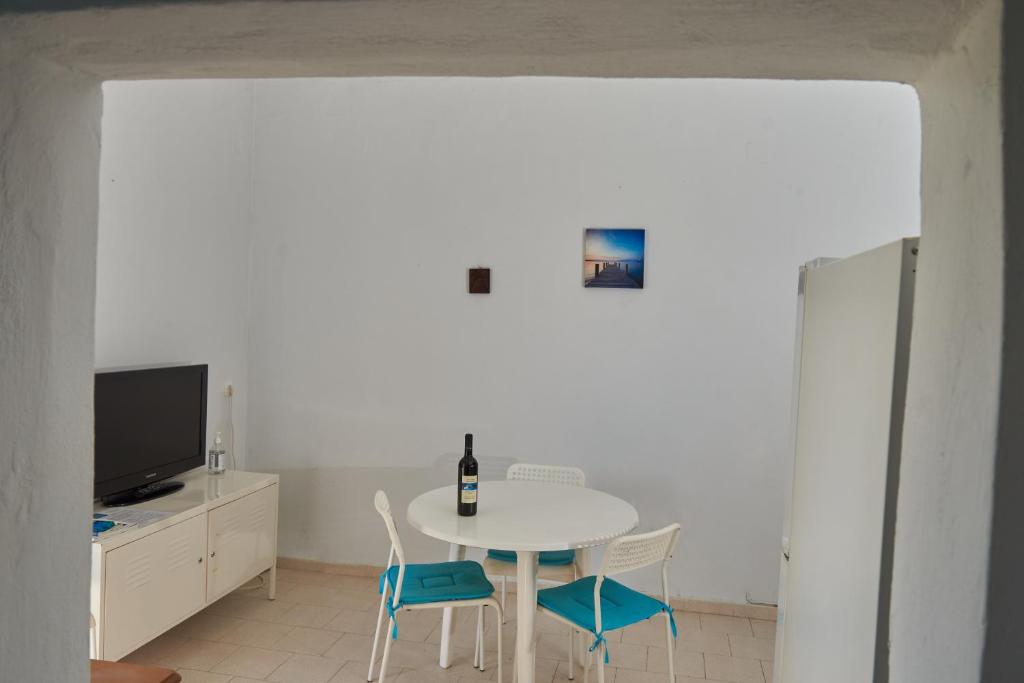 TV a/nebo společenská místnost v ubytování Villa Rania / Zante Drosia