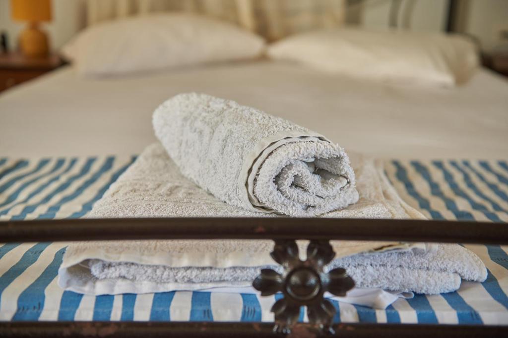 Postel nebo postele na pokoji v ubytování Villa Rania / Zante Drosia