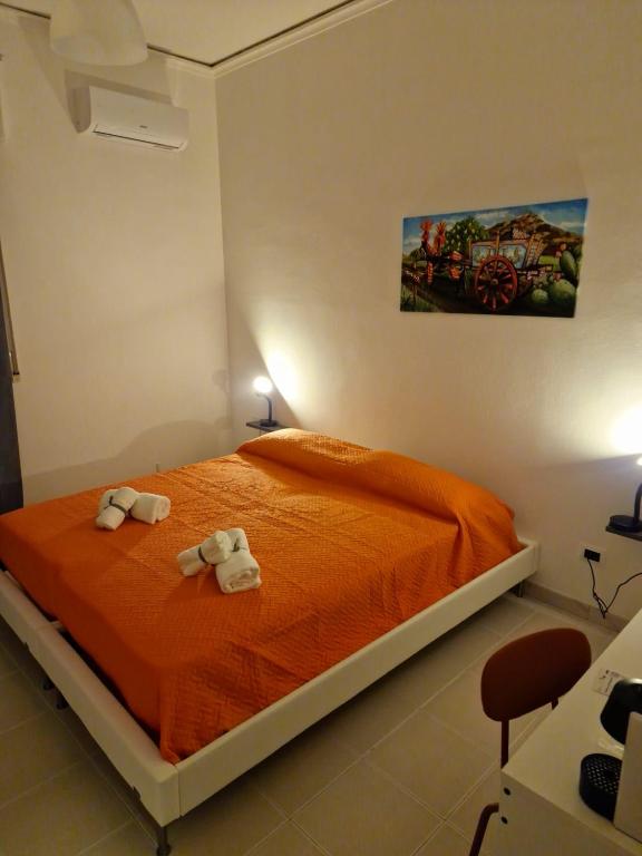 Postel nebo postele na pokoji v ubytování La Camera sul Corso