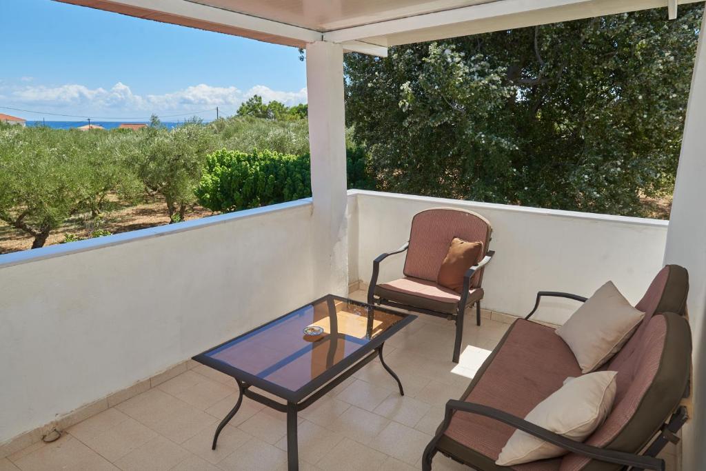 Balkón nebo terasa v ubytování Villa Rania / Zante Drosia