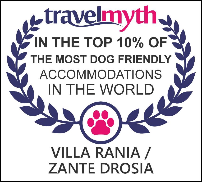 Certifikát, hodnocení, plakát nebo jiný dokument vystavený v ubytování Villa Rania / Zante Drosia