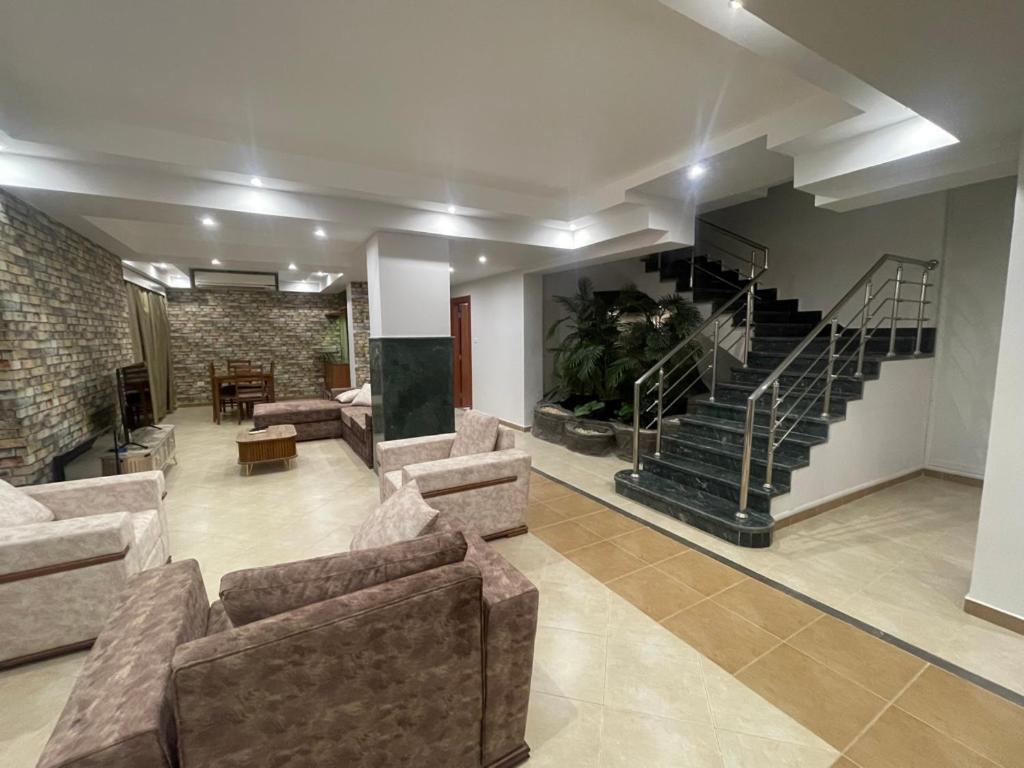 Posezení v ubytování Hurghada-Magawish Villa 4