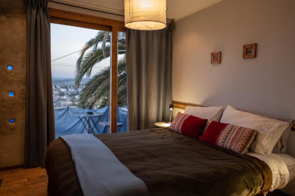 Postel nebo postele na pokoji v ubytování Patio Ferreiro B&B