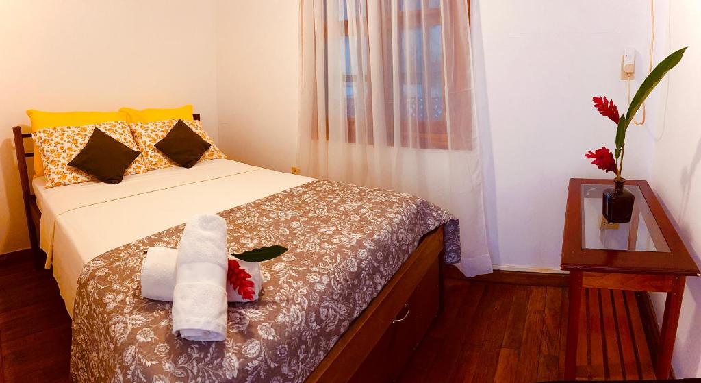 Postel nebo postele na pokoji v ubytování Apartamentos Casa Le Parc