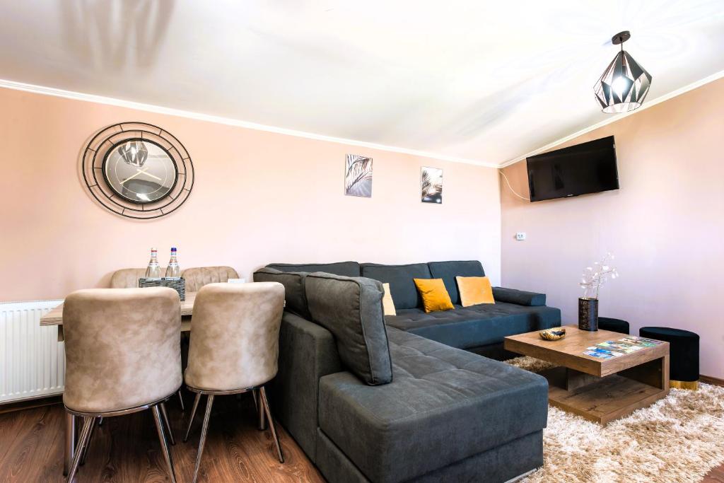 Posezení v ubytování Beaumont Lodges