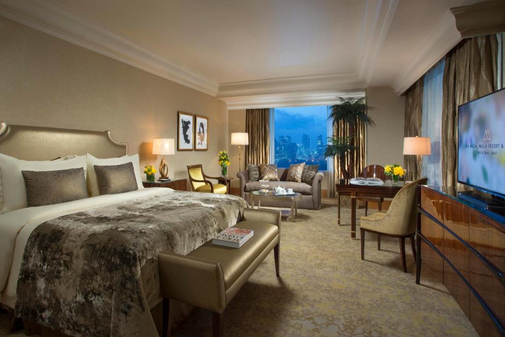 TV a/nebo společenská místnost v ubytování Hotel Mulia Senayan, Jakarta