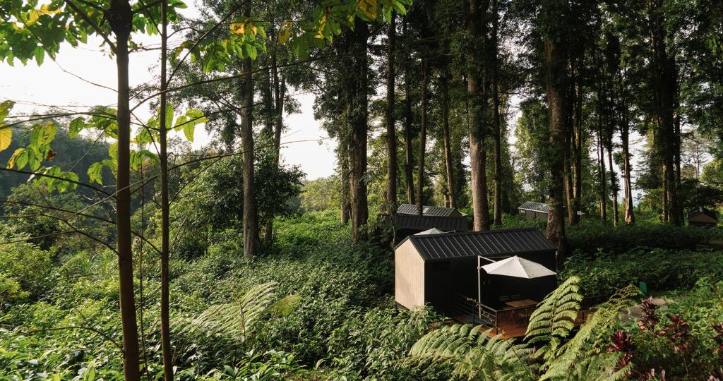 Zahrada ubytování Bobocabin Baturraden, Purwokerto