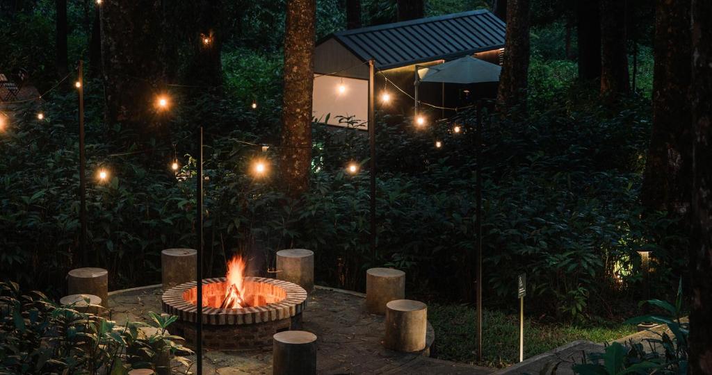 Zahrada ubytování Bobocabin Baturraden, Purwokerto