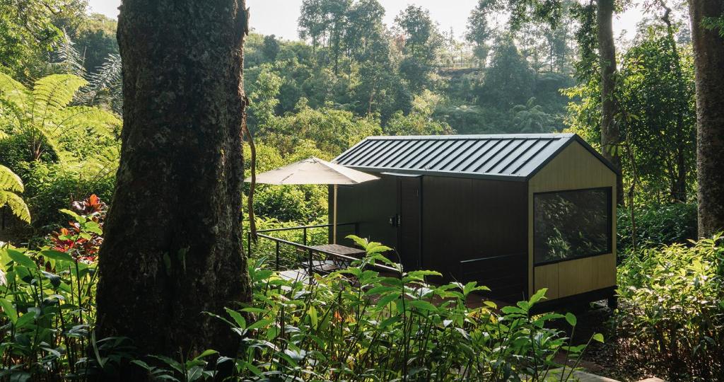 Zahrada ubytování Bobocabin Baturraden, Purwokerto