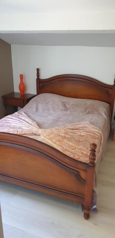 Postel nebo postele na pokoji v ubytování Chez faby José