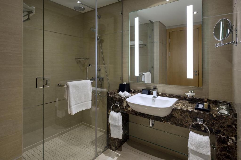 Koupelna v ubytování Sheraton Makkah Jabal Al Kaaba Hotel