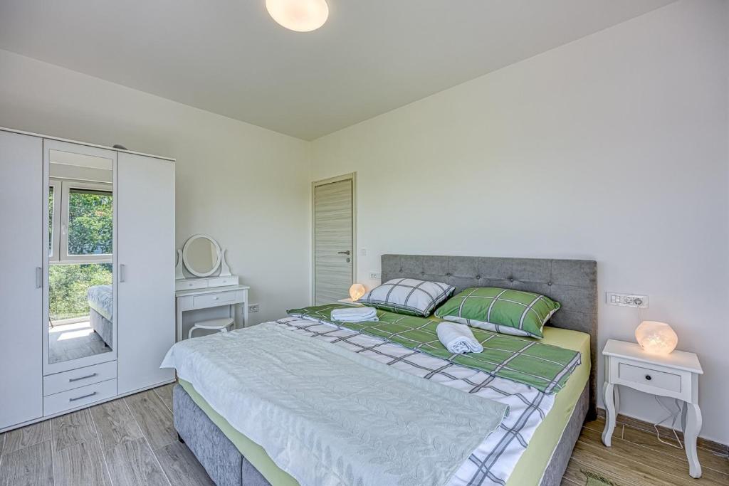 Posteľ alebo postele v izbe v ubytovaní Holiday House Lipa with Private Pool