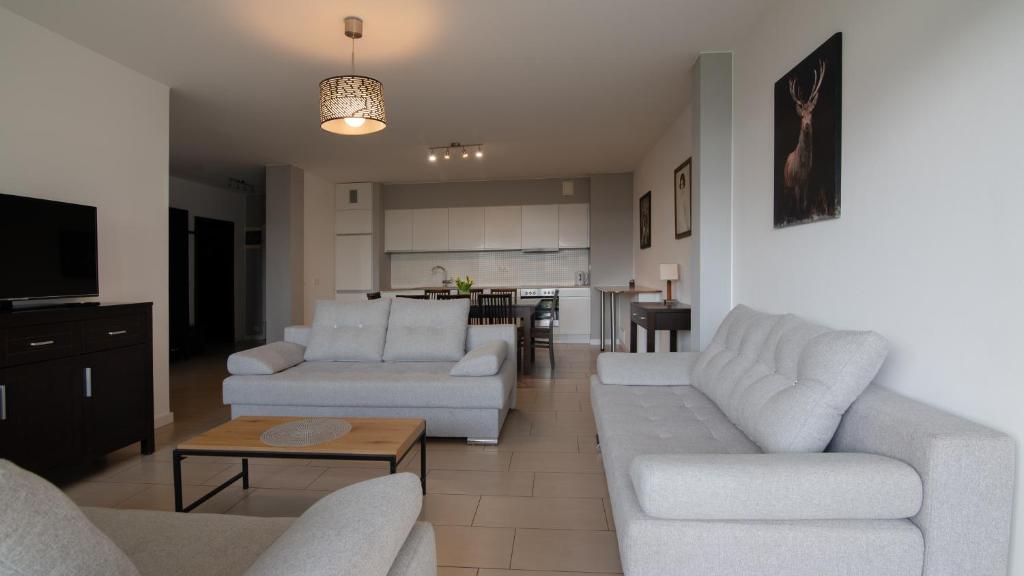 Posezení v ubytování Apartamenty Sun & Snow Bukowa Góra