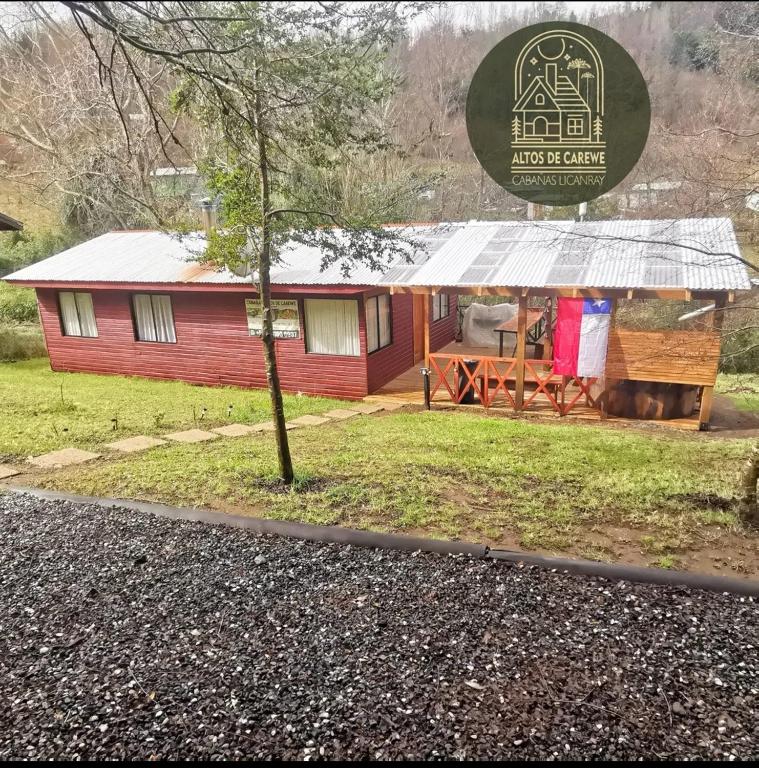 Cabañas Altos de carewe 2, Lican Ray Chile - 一居室房屋