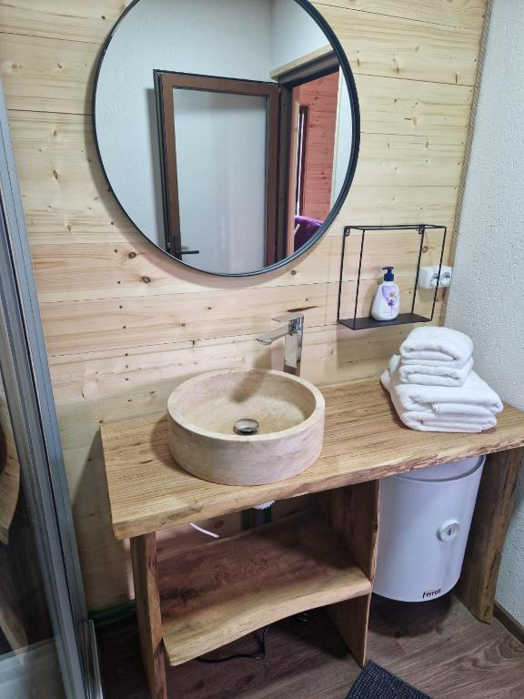 Koupelna v ubytování La Odai