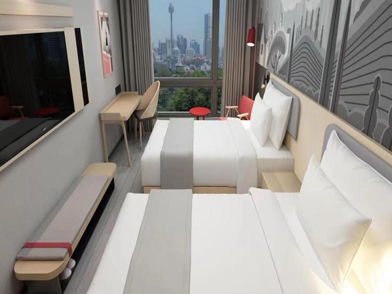 Thank Inn Plus Lanzhou New District Zhongchuan Airport Rainbow City - 选定的双室