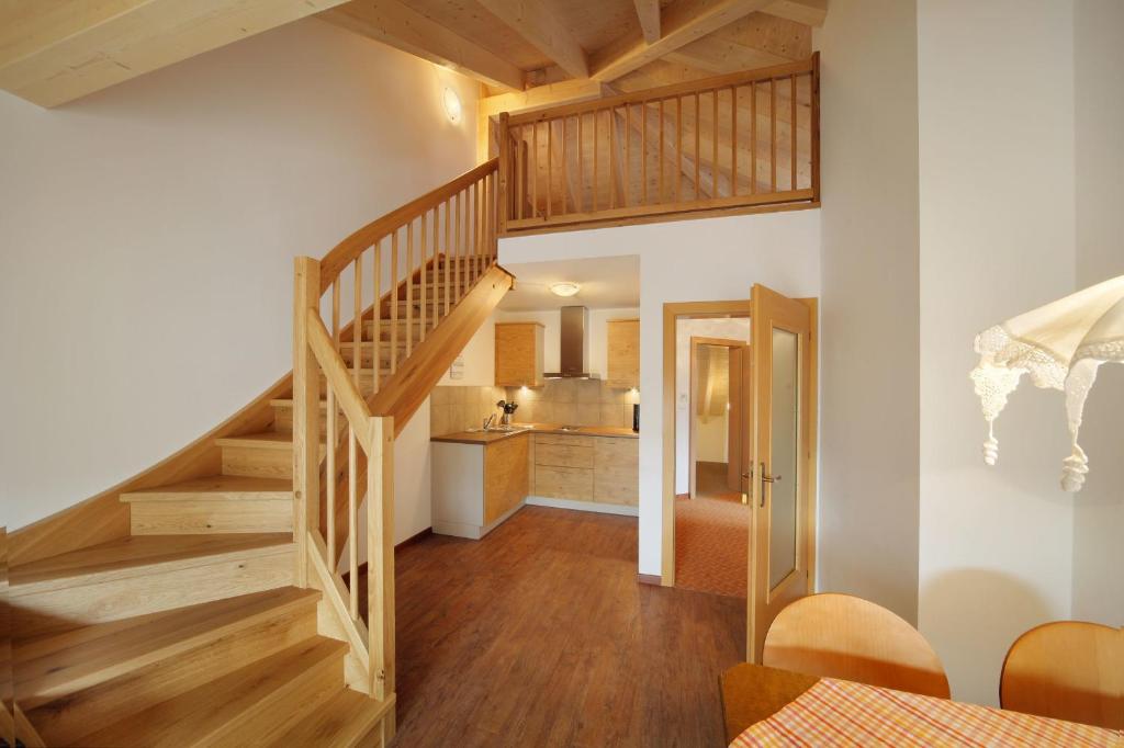 Kuchyň nebo kuchyňský kout v ubytování Hotel Garni Paler