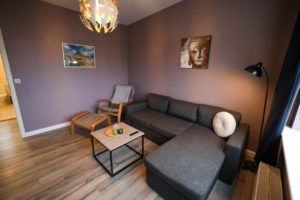 Posezení v ubytování Olga Apartments