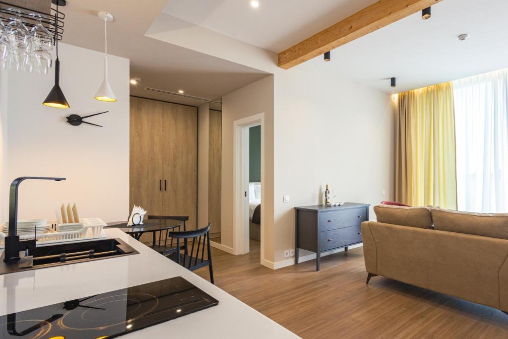 Posezení v ubytování Apart Hotel Kundzuli