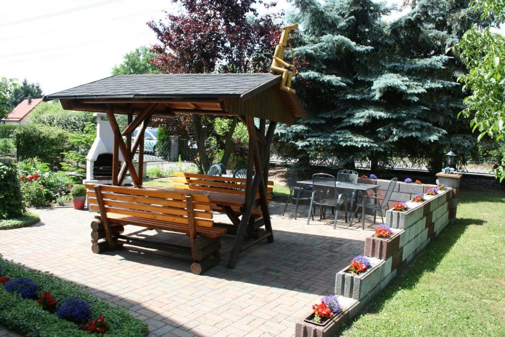 Zahrada ubytování Pension-Eula