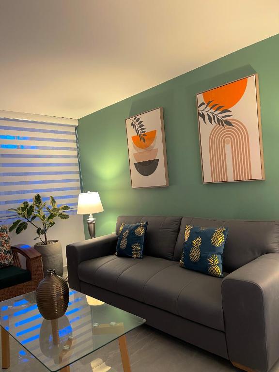 Posezení v ubytování Cal Bed & Breakfast Ibague