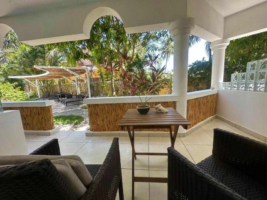 Posezení v ubytování Bahia Residence Cabarete