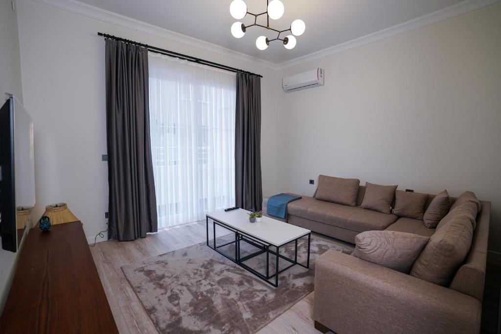 Posezení v ubytování Merkuri apartments