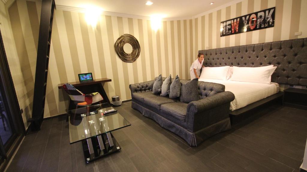 Posezení v ubytování Cedros Inn Boutique Hotel