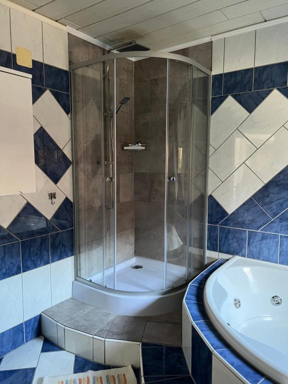 Koupelna v ubytování Ferienwohnung Eden