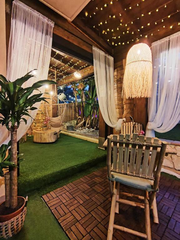 Posezení v ubytování Favola Exclusive b&b