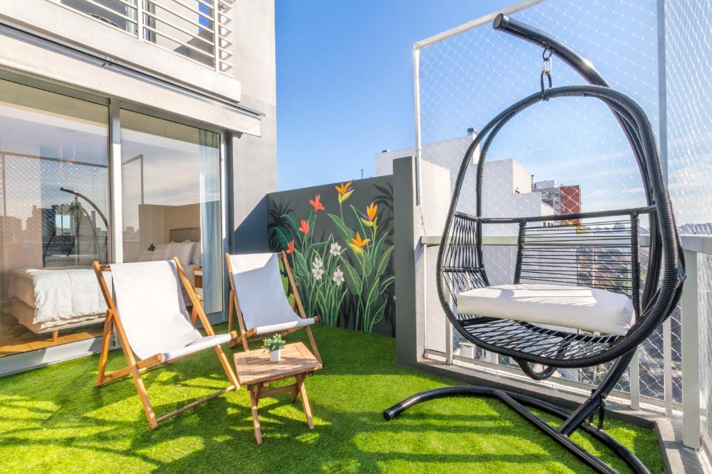 Balkón nebo terasa v ubytování Modern&New Apartment in Palermo - by BueRentals