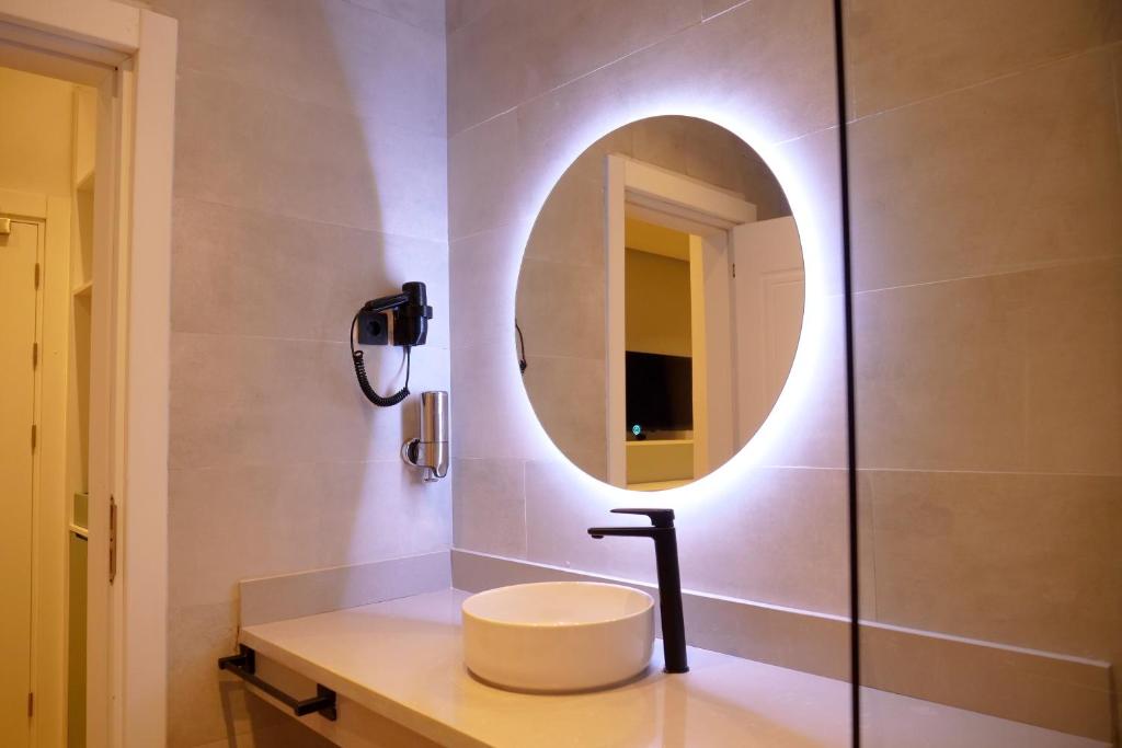 Koupelna v ubytování HOTEL HIBA