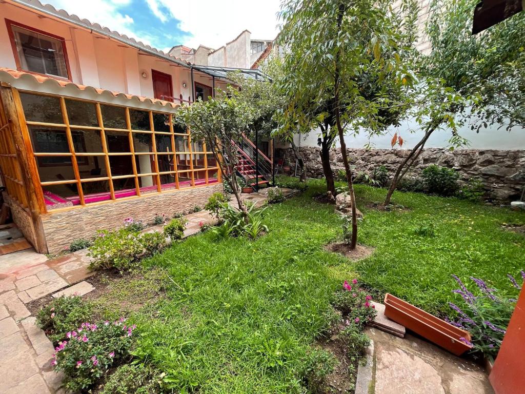 Zahrada ubytování Anka Wasi Lodging