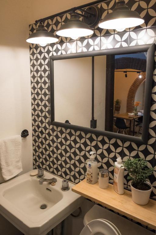 Koupelna v ubytování Casa Ibarra