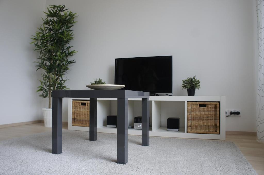 TV a/nebo společenská místnost v ubytování Leongargt Apartments