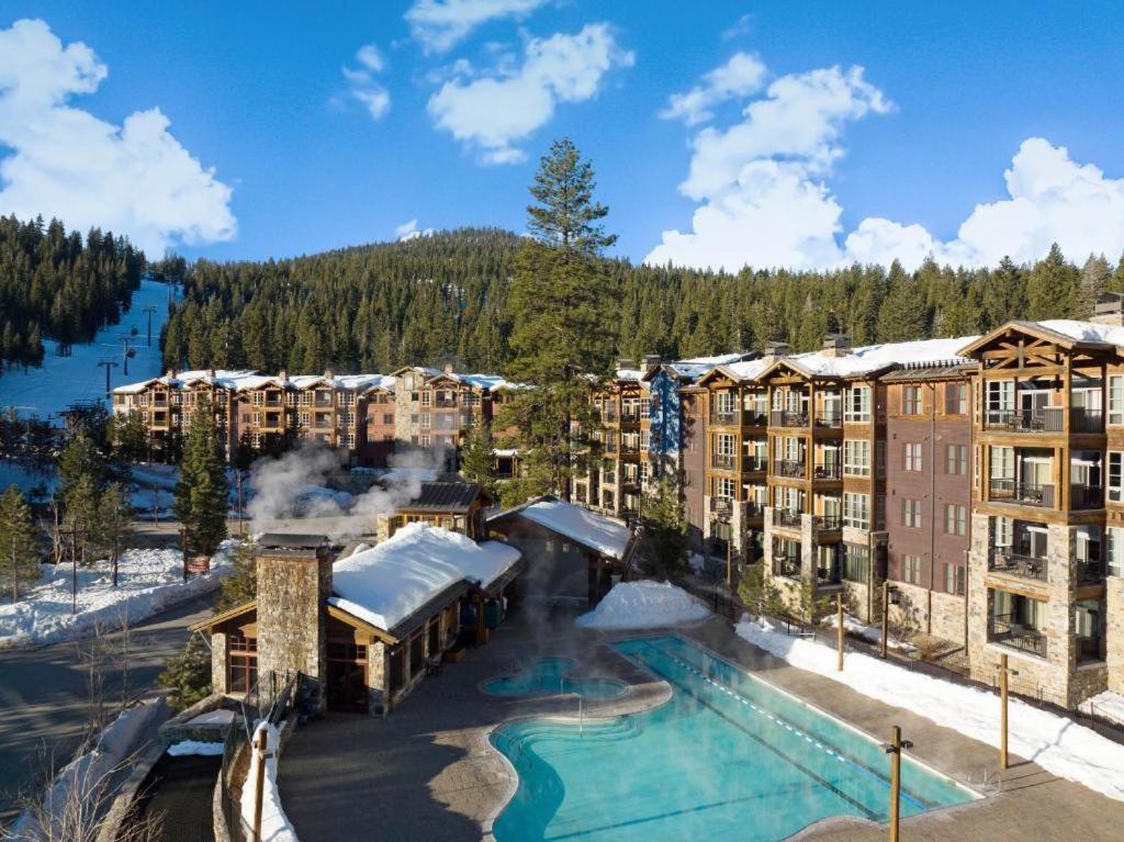 a view of a resort with a swimming pool at Hyatt Vacation Club at Northstar Lodge in Truckee