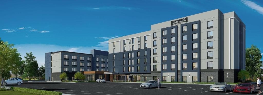 a rendering of a building with cars parked in a parking lot at Staybridge Suites Port Elgin, an IHG Hotel in Port Elgin