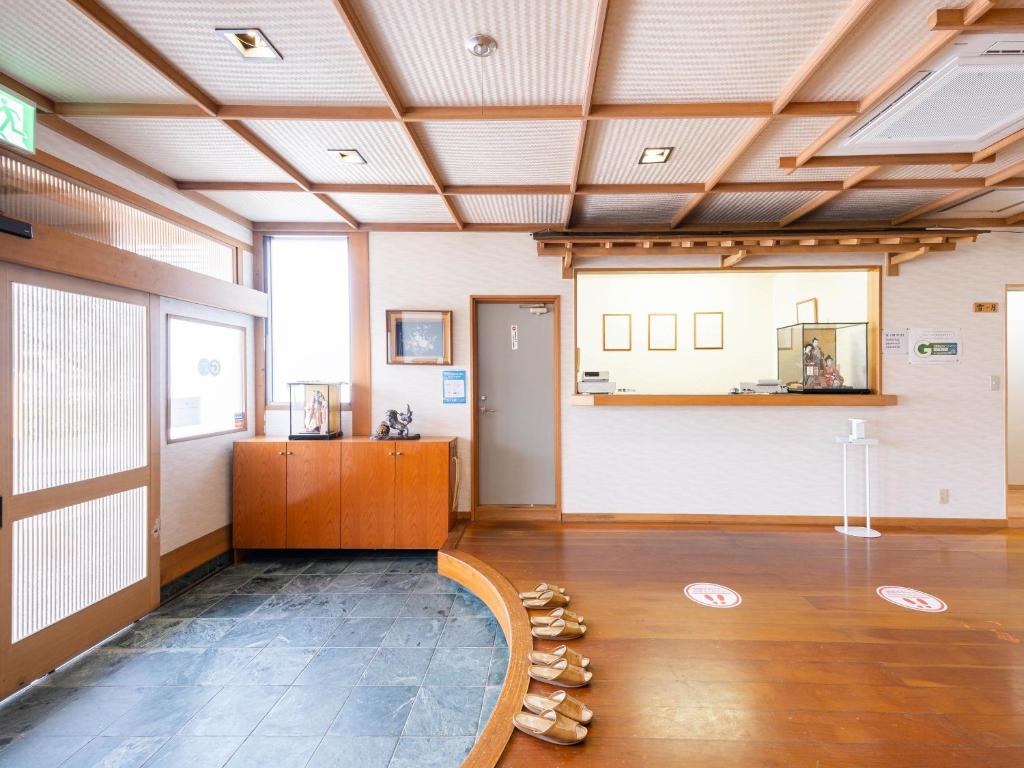 Vstupní hala nebo recepce v ubytování Fuji Sakura Onsen Ryokan