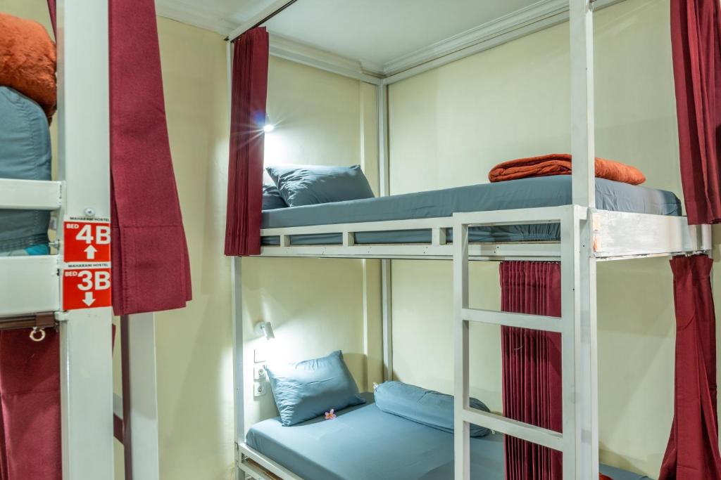 Postel nebo postele na pokoji v ubytování Maharani Hostel