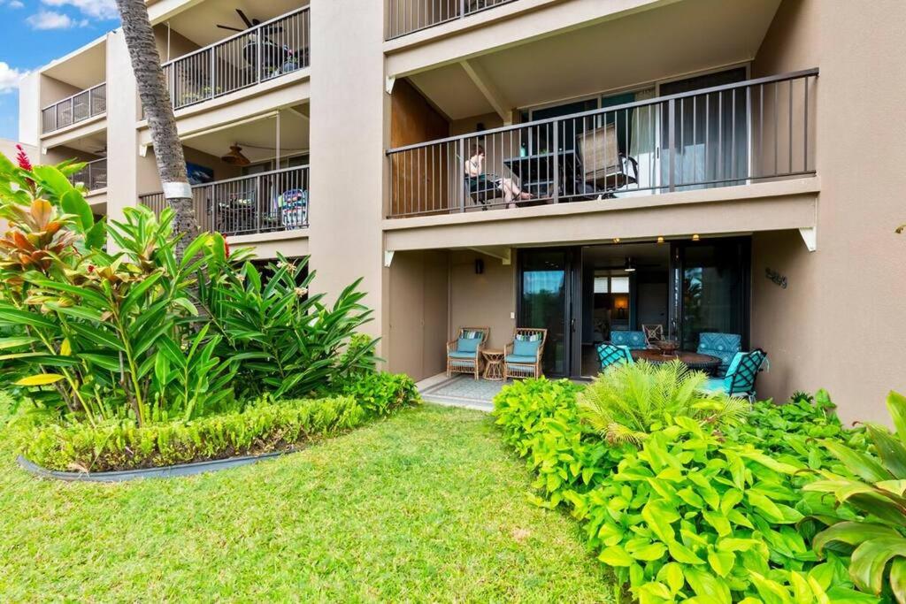 Zahrada ubytování Hale Ono Loa 114- Ground floor partial ocean view gem