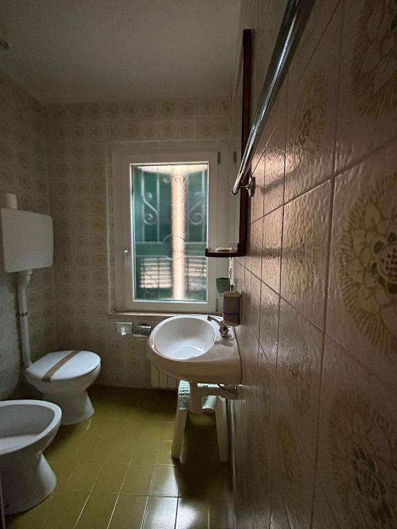 Koupelna v ubytování Hotel "ALBERGO DA PINA"
