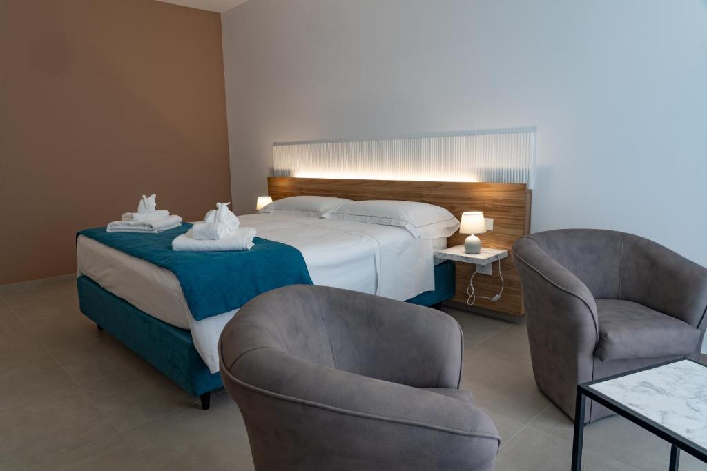 Postel nebo postele na pokoji v ubytování B&B Alba