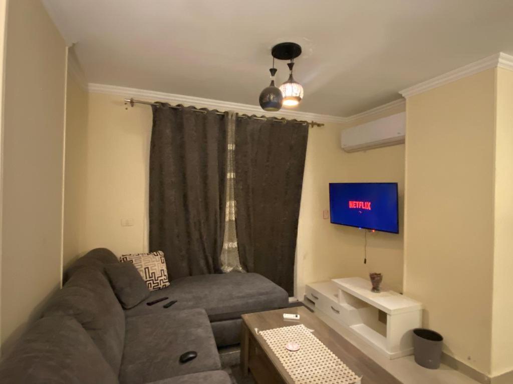 A seating area at Comfortable studio in madinaty compound B11