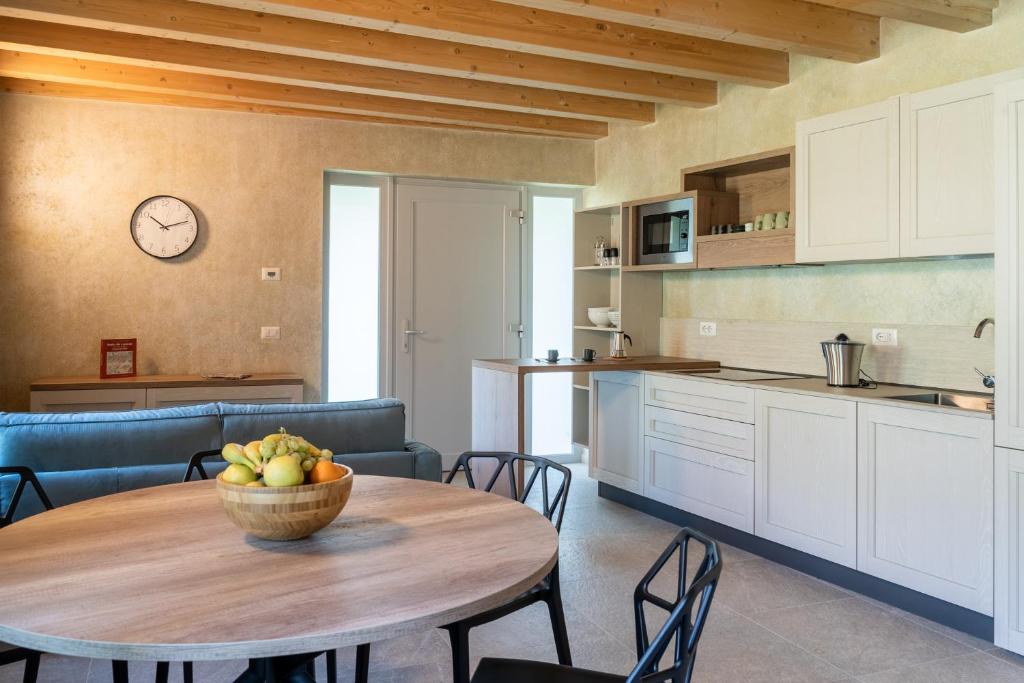 Kuchyň nebo kuchyňský kout v ubytování Casa in Campagna