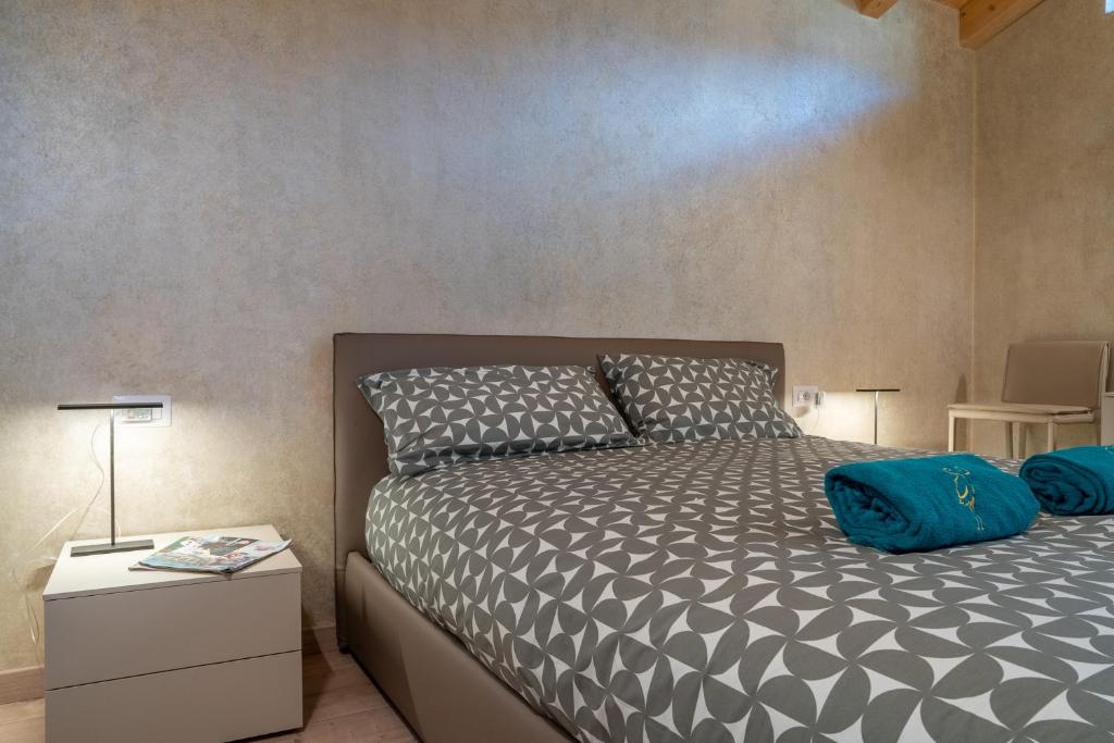 Postel nebo postele na pokoji v ubytování Casa in Campagna